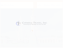 Tablet Screenshot of catholictravel.com.ph